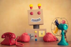 Funny toy robot